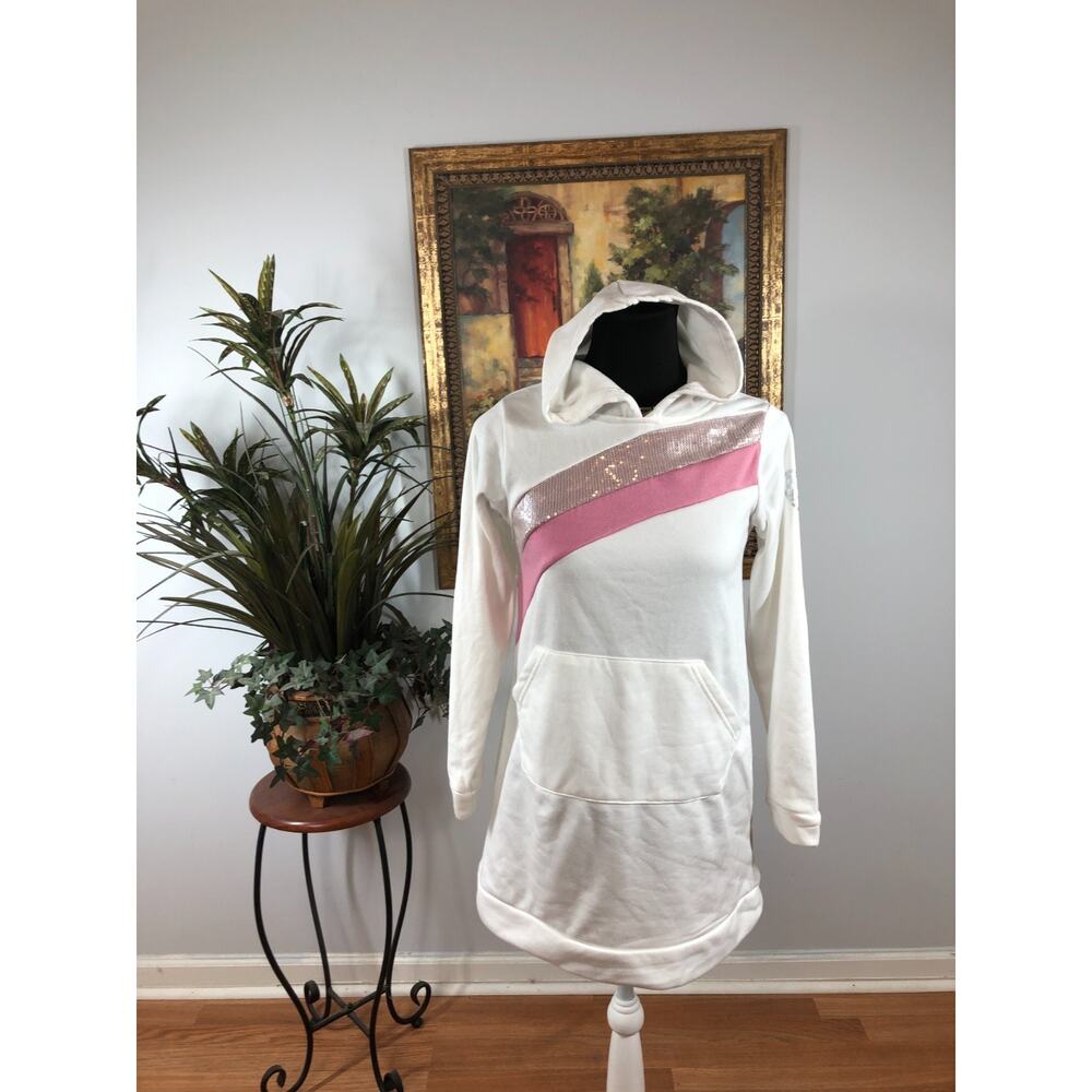 Body Glove Hoodie Women's 12 White Fleece Lined Pocket Loungewear Athleisure